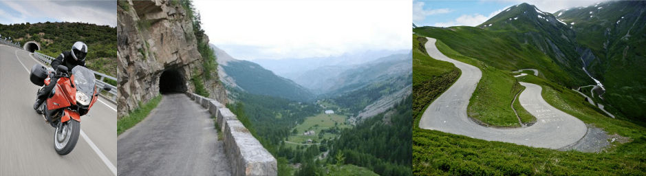 Circuit Pyrenees Alpes moto