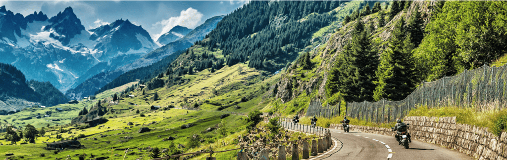 Voyage moto guidée Alpes